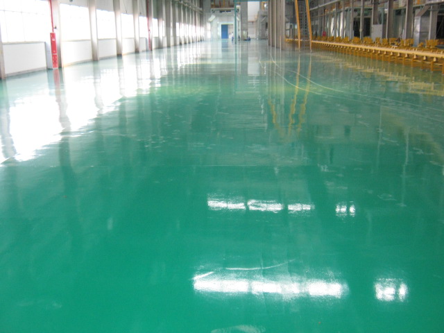 明月华锋机械厂车间耐磨地坪
