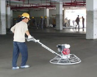 公司施工中的耐磨地坪