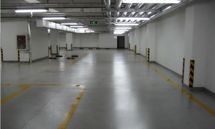 金刚砂混凝土密封固化剂地坪车库施工案例