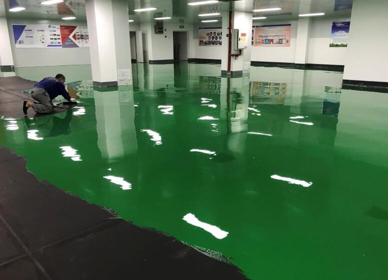 重庆三信电子环氧防静电地坪漆施工案例