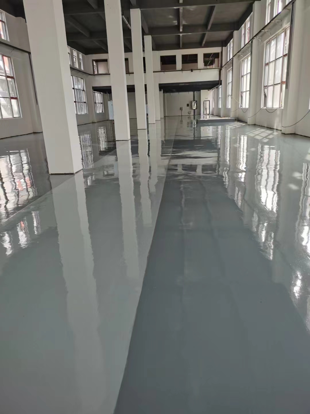 璧山游虹科技厂房地坪漆完工