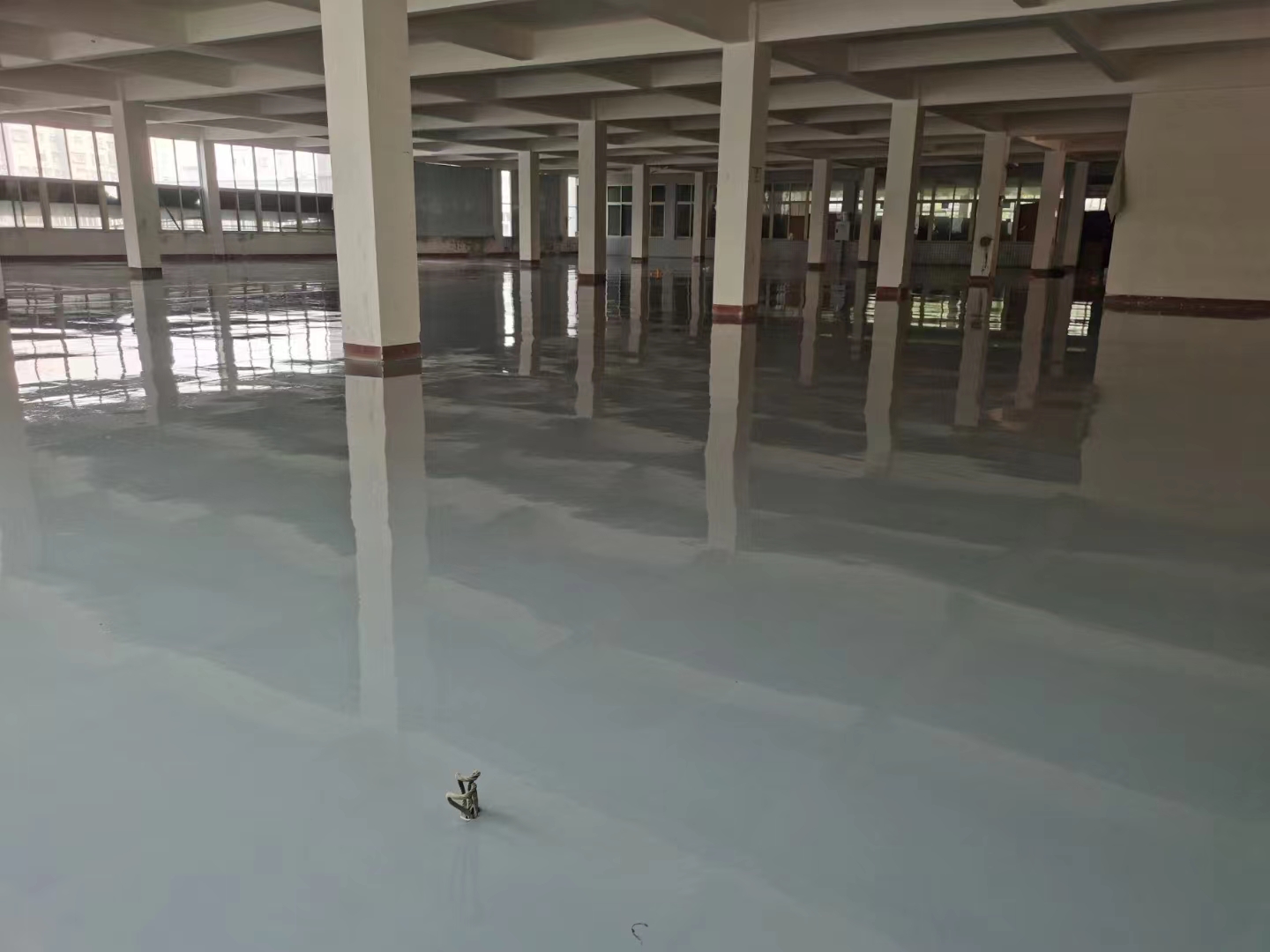 重庆森凯康洪汽车零部件有限公司地坪漆完工